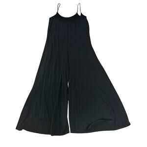 Rachel Pally Black Modal Wide Leg Jumpsuit- XLarge- Scoop Back